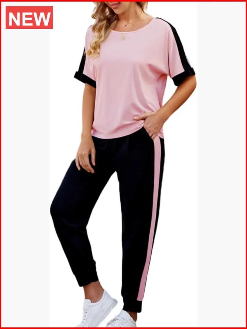 Women 2 Piece Lounge Sets Soft Sweatsuits Matching Activewear Tracksuit